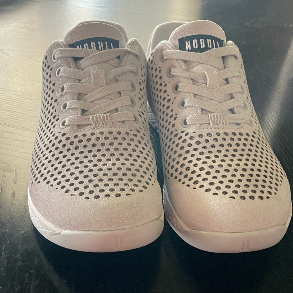 NOBULL LIGHT GREY SUEDE TRAINER WOMEN'S 8.5